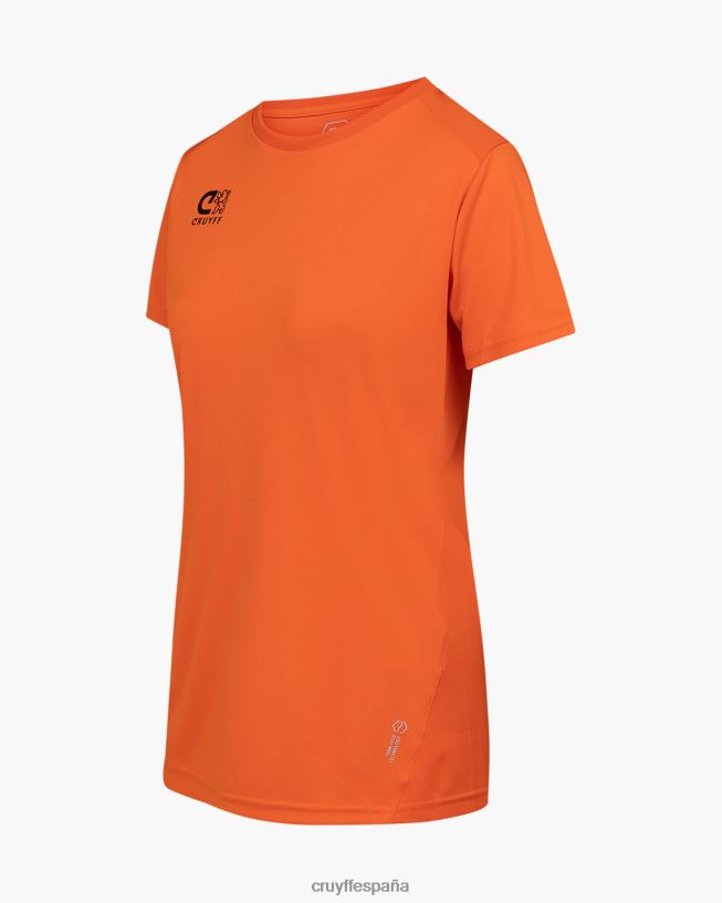 camiseta de entrenamiento Cruyff mujer naranja D6DNB1010 camisa