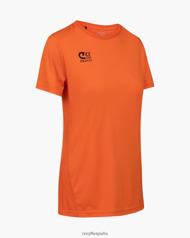 camiseta de entrenamiento Cruyff mujer naranja D6DNB1010 camisa