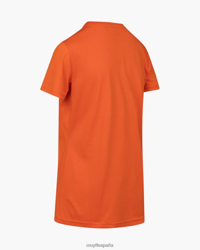 camiseta de entrenamiento Cruyff mujer naranja D6DNB1010 camisa