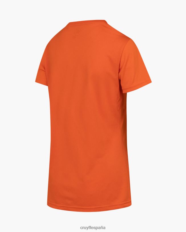 camiseta de entrenamiento Cruyff mujer naranja D6DNB1010 camisa