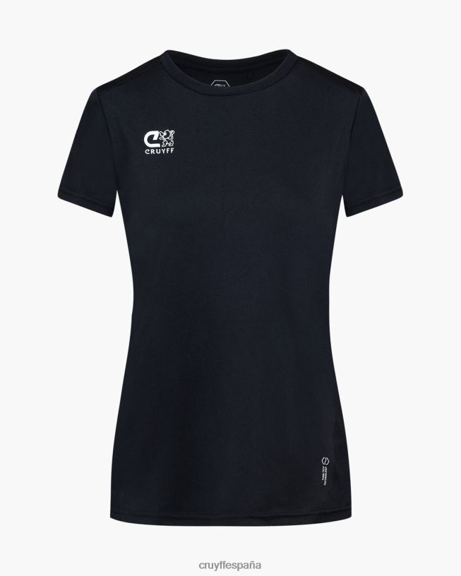 camiseta de entrenamiento Cruyff mujer negro D6DNB1007 camisa