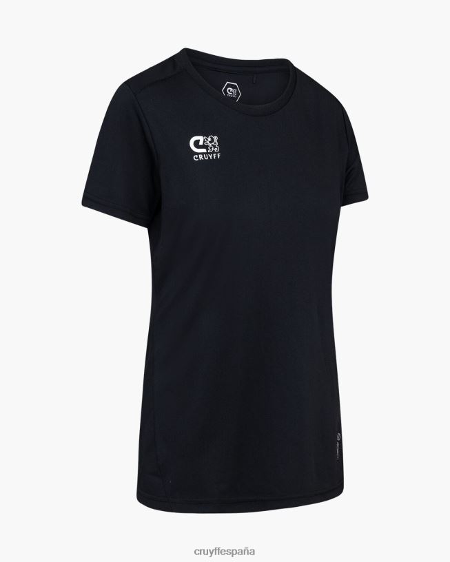 camiseta de entrenamiento Cruyff mujer negro D6DNB1007 camisa