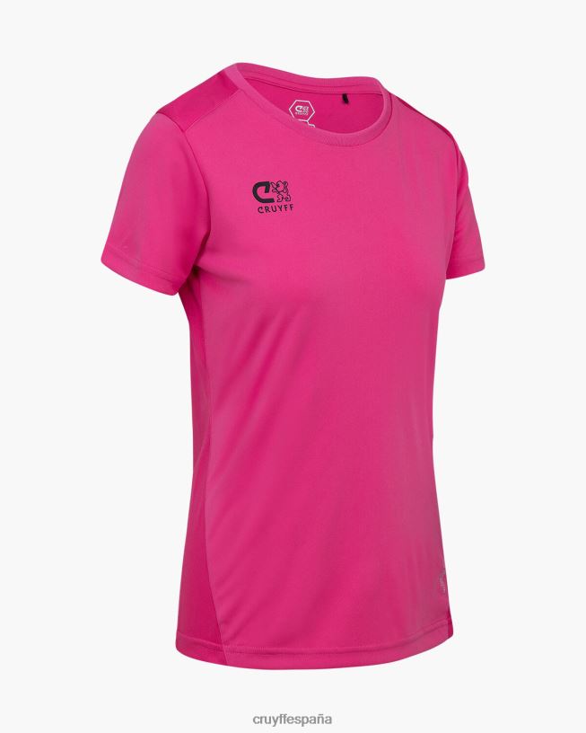 camiseta de entrenamiento Cruyff mujer púrpura D6DNB1019 camisa
