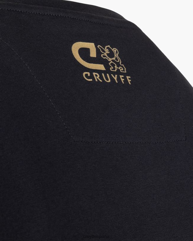 camiseta de grafiti Cruyff hombres negro D6DNB405 camiseta