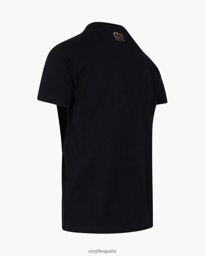 camiseta de grafiti Cruyff hombres negro D6DNB405 camiseta