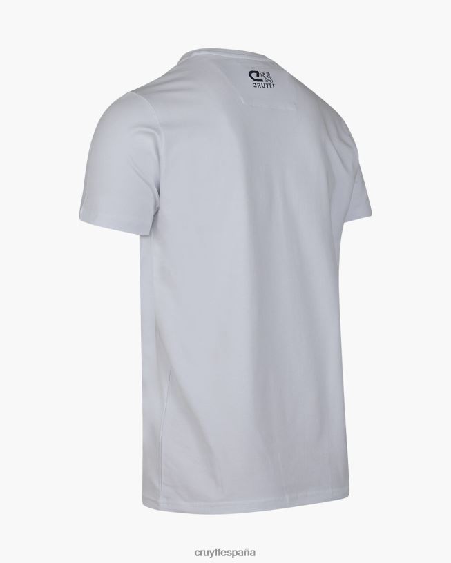 camiseta de jim Cruyff hombres blanco D6DNB422 camiseta