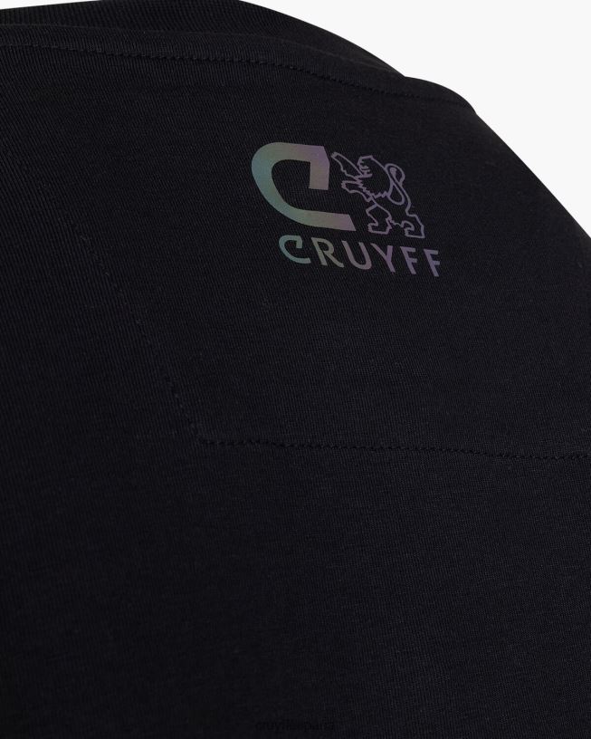 camiseta de jim Cruyff hombres negro D6DNB423 camiseta