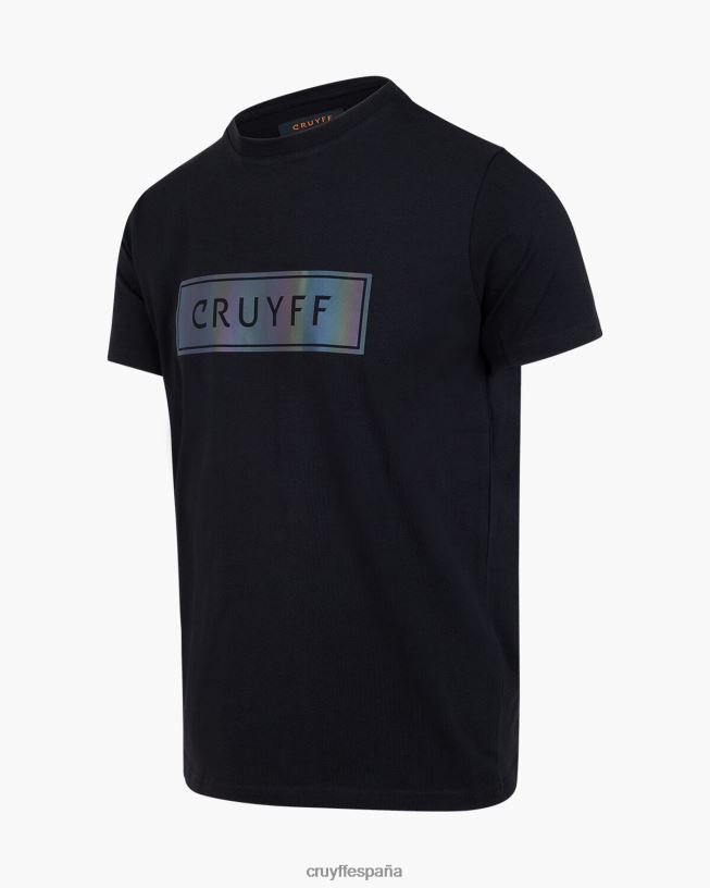 camiseta de jim Cruyff hombres negro D6DNB423 camiseta