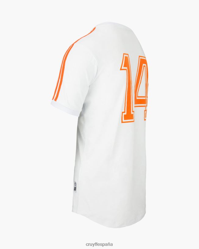 camiseta de la copa del mundo Cruyff hombres blanco D6DNB788 camiseta