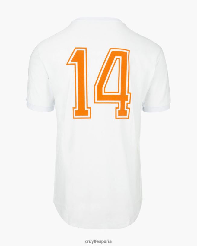 camiseta de la copa del mundo Cruyff hombres blanco D6DNB788 camiseta
