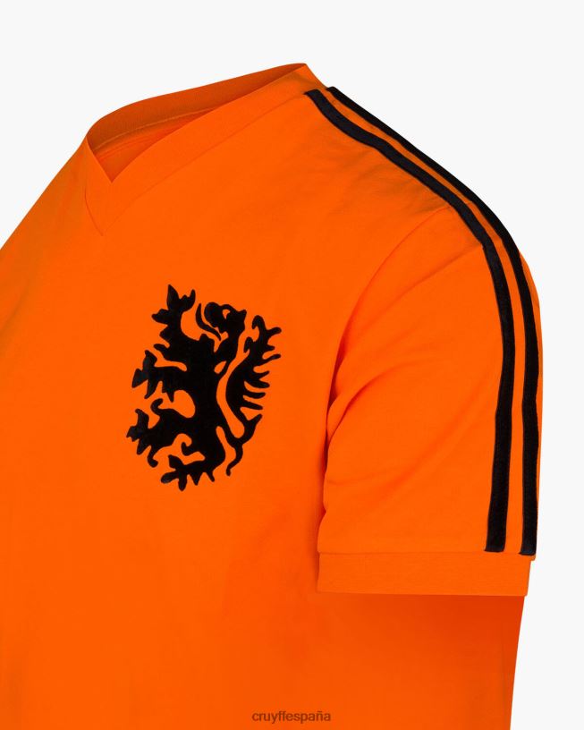 camiseta de la copa del mundo Cruyff hombres naranja D6DNB785 camiseta