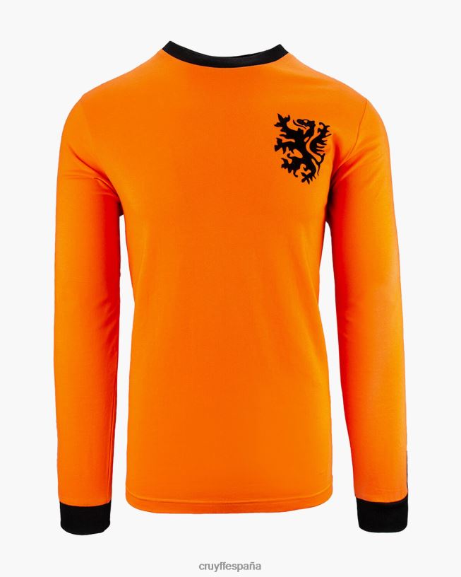camiseta de la copa del mundo Cruyff hombres naranja D6DNB789 camiseta
