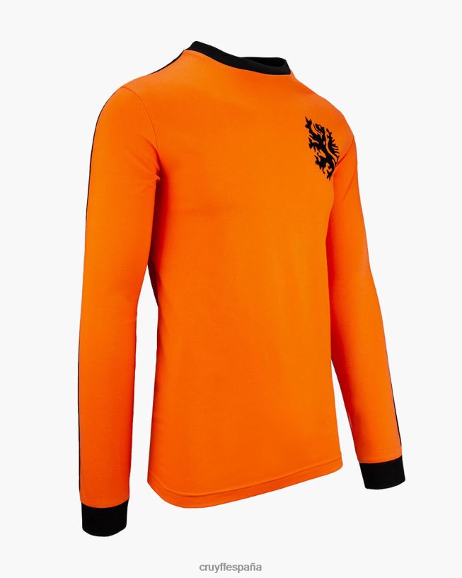 camiseta de la copa del mundo Cruyff hombres naranja D6DNB789 camiseta