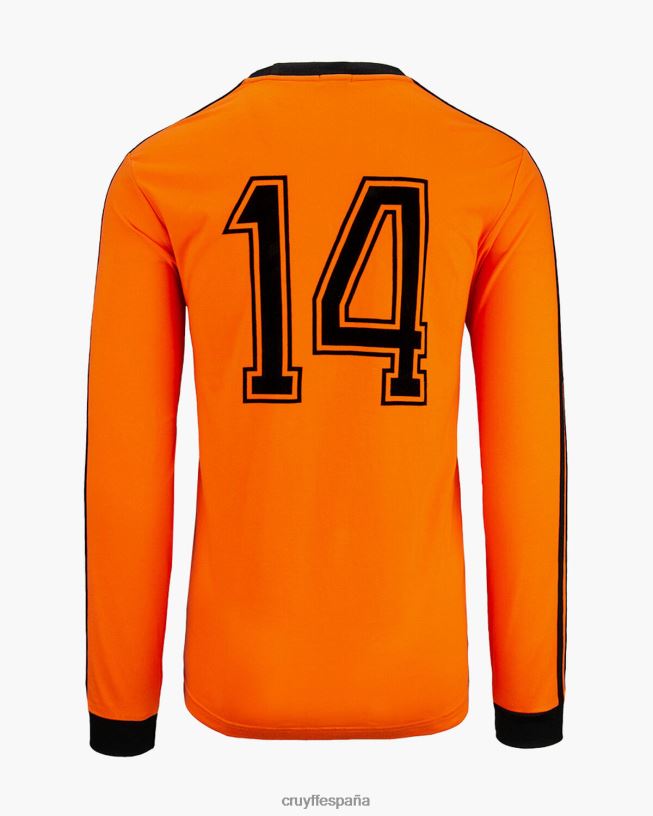 camiseta de la copa del mundo Cruyff hombres naranja D6DNB789 camiseta