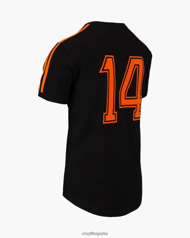 camiseta de la copa del mundo Cruyff hombres negro D6DNB860 camiseta