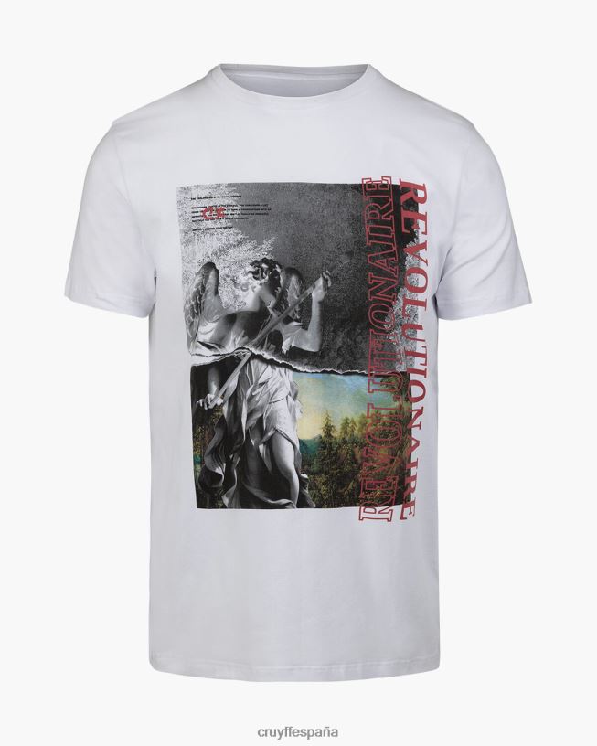 camiseta de los ángeles Cruyff hombres blanco D6DNB1309 camiseta