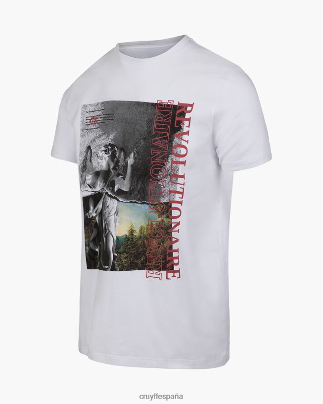 camiseta de los ángeles Cruyff hombres blanco D6DNB1309 camiseta