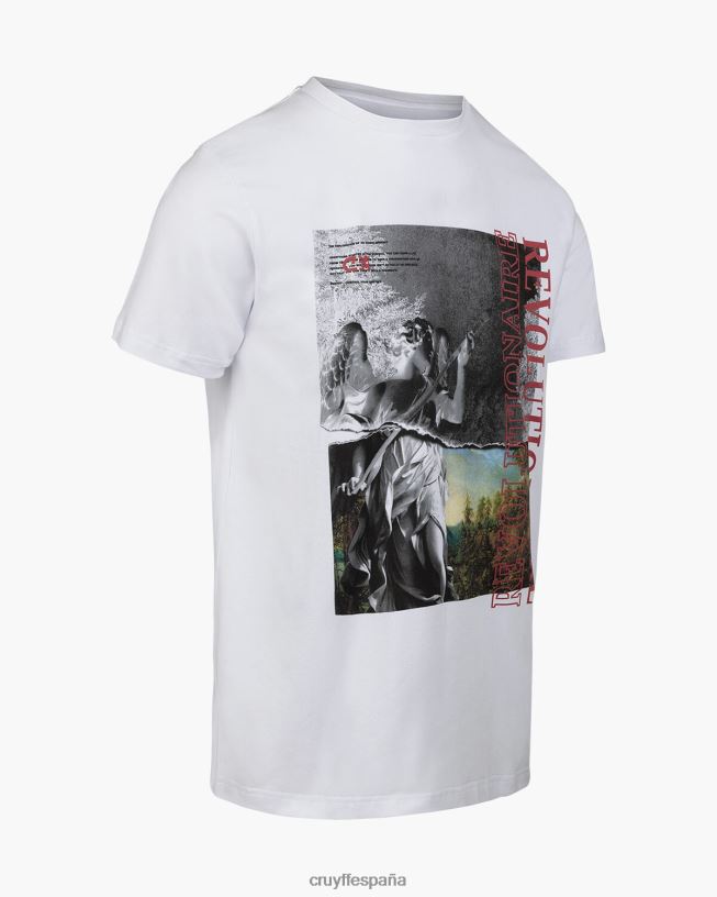 camiseta de los ángeles Cruyff hombres blanco D6DNB1309 camiseta