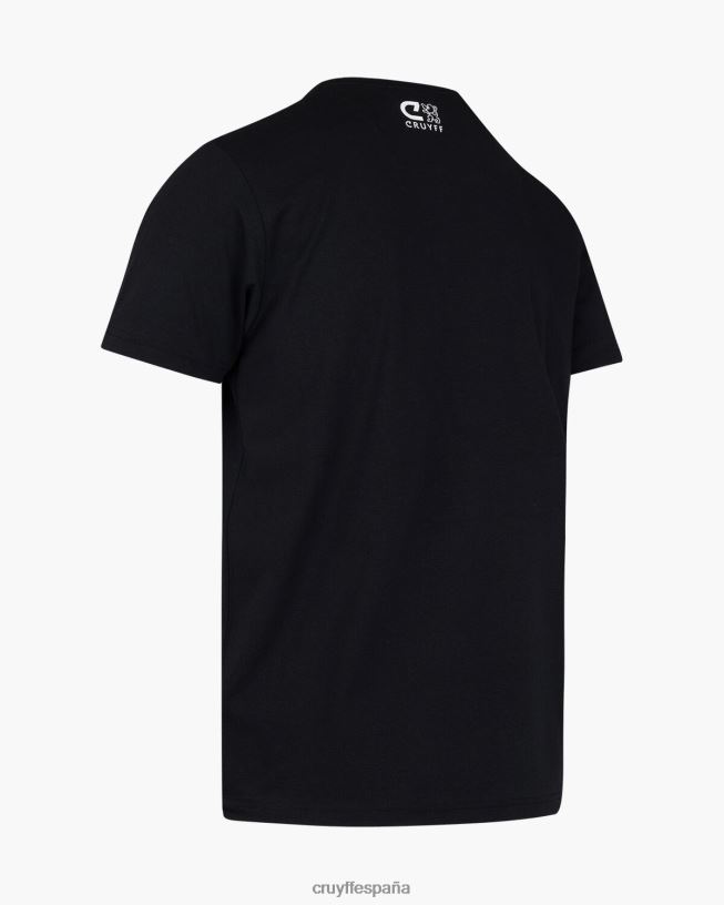 camiseta de los ángeles Cruyff hombres negro D6DNB1308 camiseta