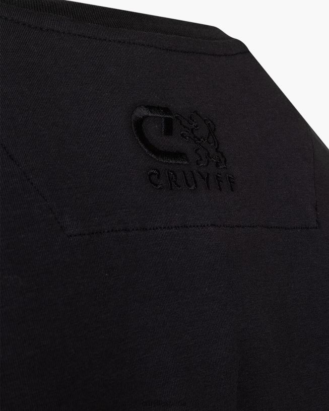 camiseta de mica Cruyff hombres negro D6DNB78 camiseta