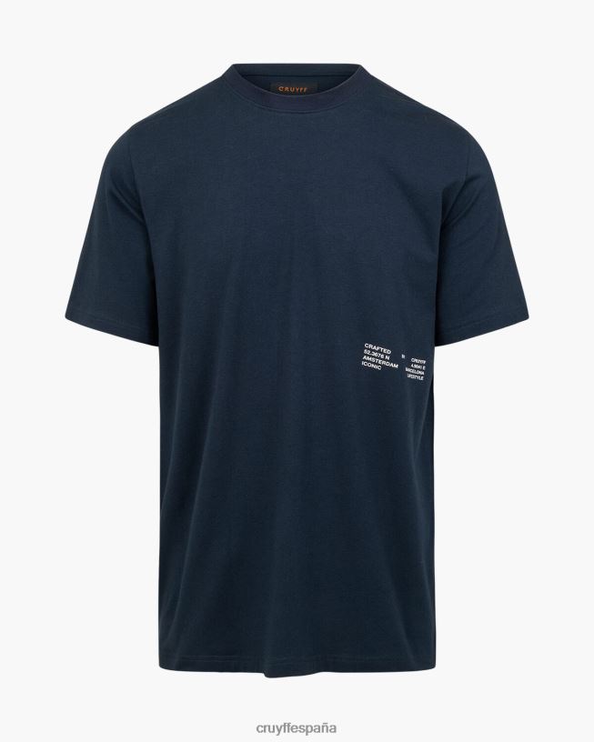 camiseta de mica Cruyff hombres noches azules D6DNB77 camiseta