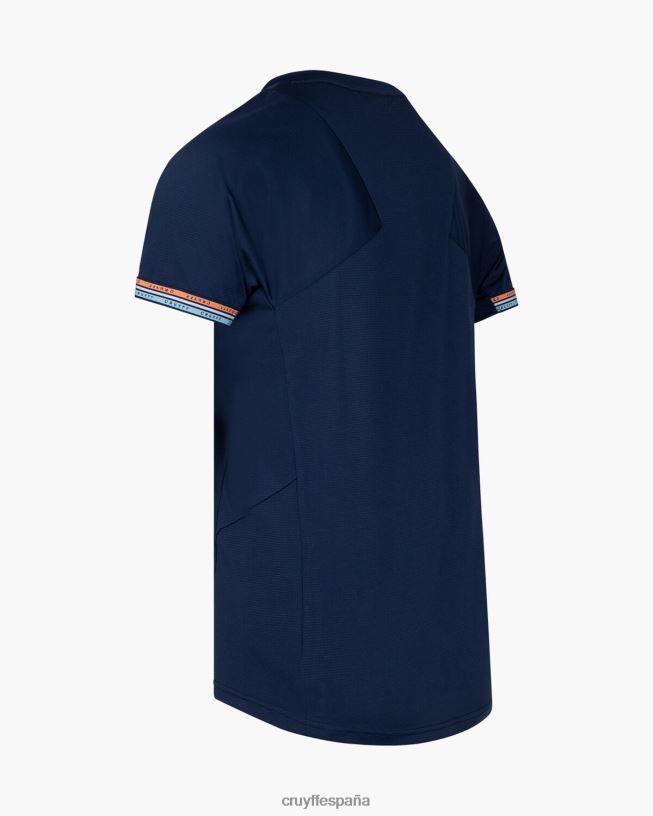 camiseta de pezuña Cruyff hombres azul real D6DNB171 camiseta