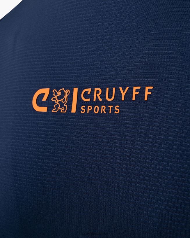 camiseta de pezuña Cruyff hombres azul real D6DNB171 camiseta