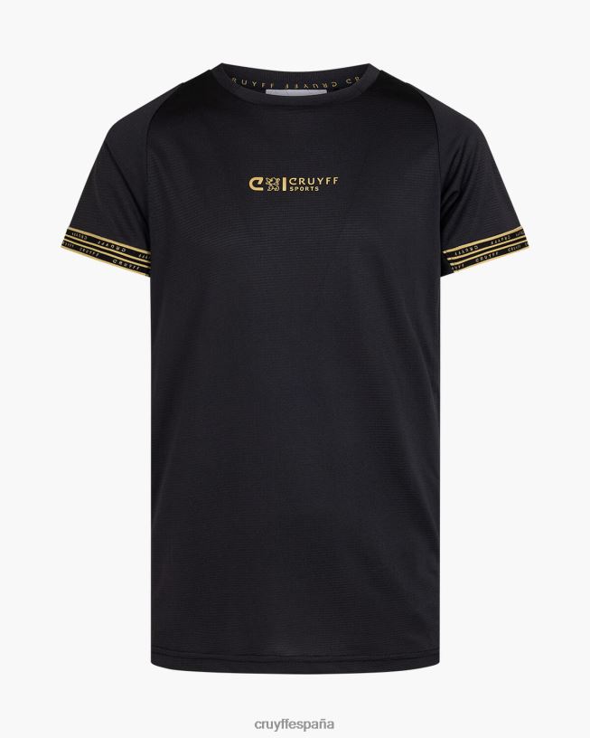 camiseta de pezuña Cruyff júnior oro D6DNB1086 camiseta