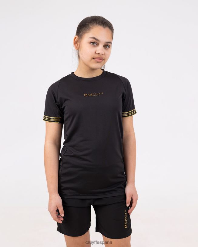 camiseta de pezuña Cruyff júnior oro D6DNB1086 camiseta