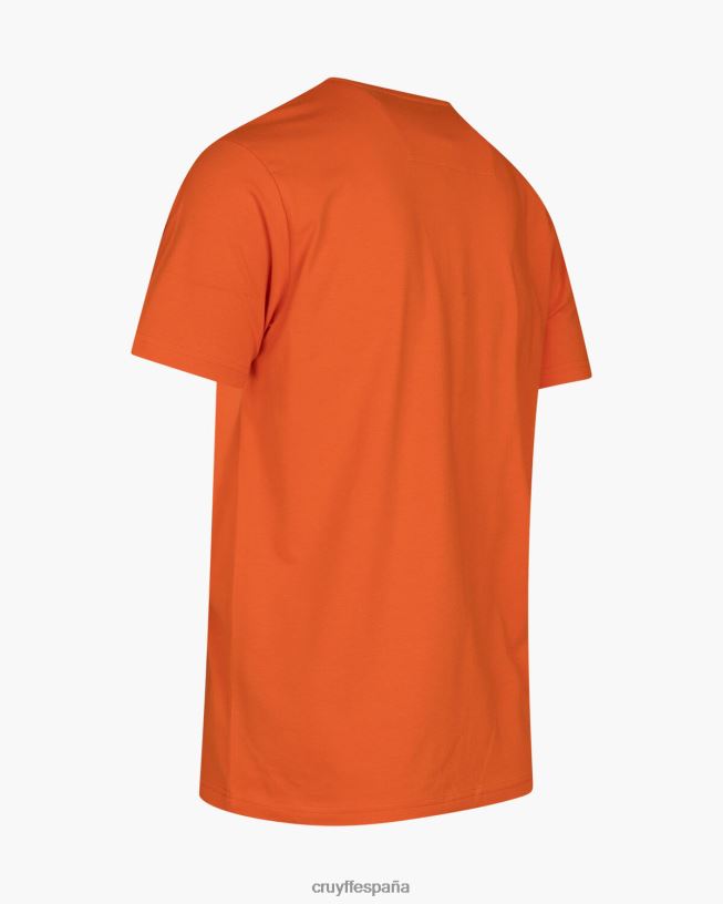 camiseta de rayos Cruyff hombres naranja D6DNB206 camiseta