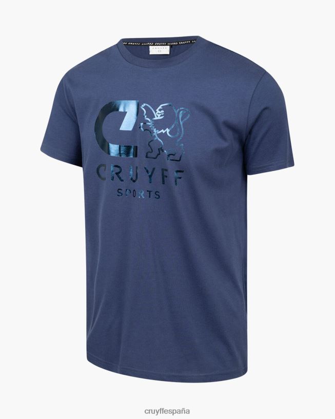 camiseta de refuerzo Cruyff hombres azul real D6DNB29 camiseta