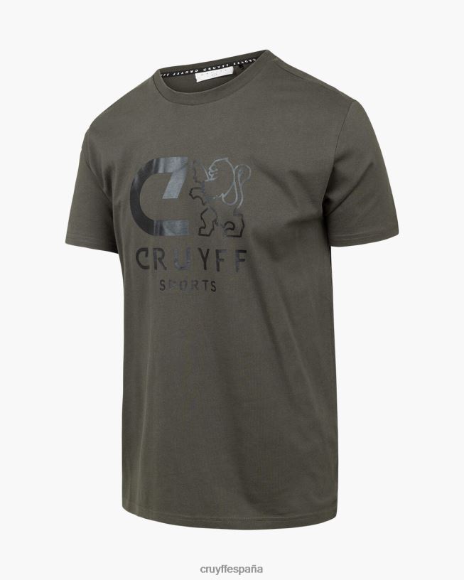 camiseta de refuerzo Cruyff hombres ejercito verde D6DNB13 camiseta