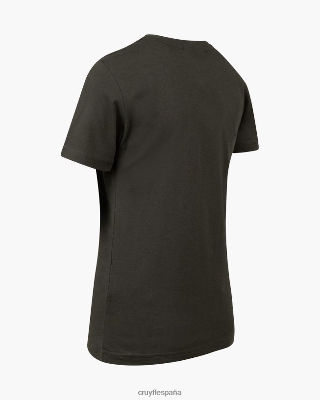 camiseta de refuerzo Cruyff hombres ejercito verde D6DNB63 camiseta