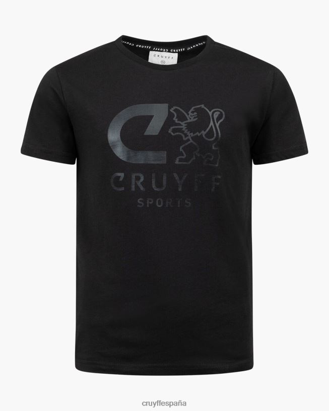 camiseta de refuerzo Cruyff hombres negro D6DNB32 camiseta