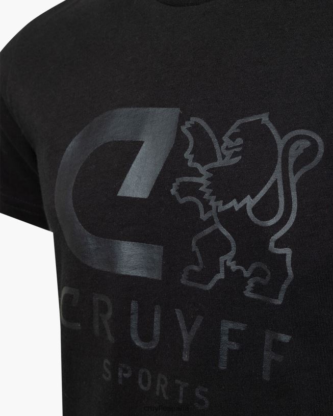 camiseta de refuerzo Cruyff hombres negro D6DNB32 camiseta