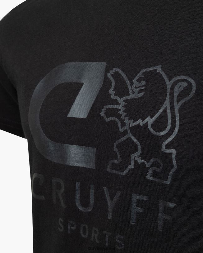 camiseta de refuerzo Cruyff hombres negro D6DNB80 camiseta