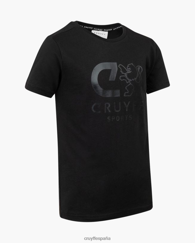 camiseta de refuerzo Cruyff hombres negro D6DNB80 camiseta
