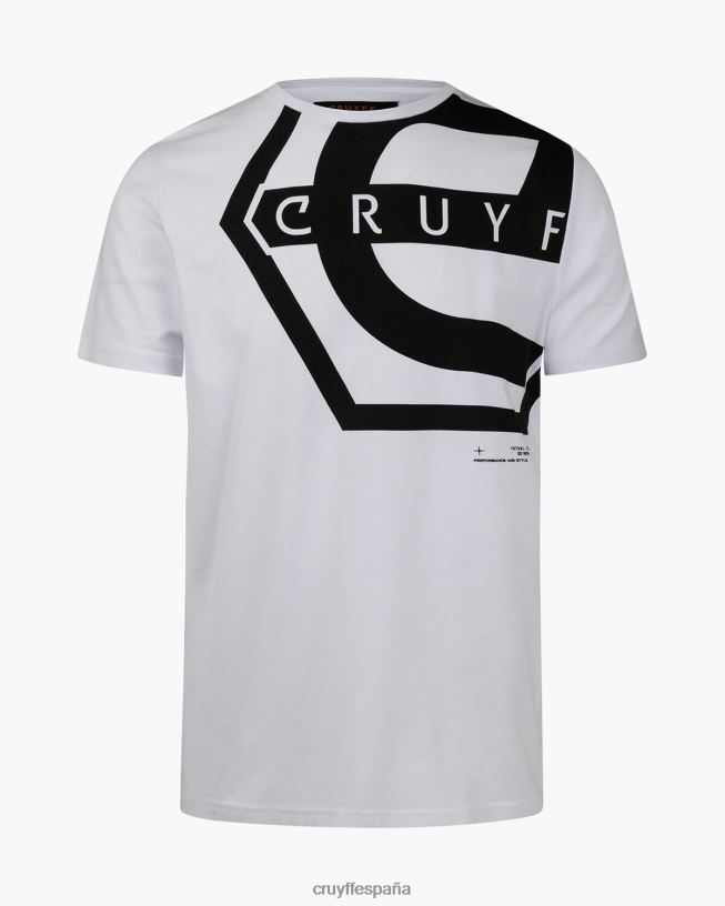 camiseta de saúl Cruyff hombres blanco negro D6DNB890 camiseta