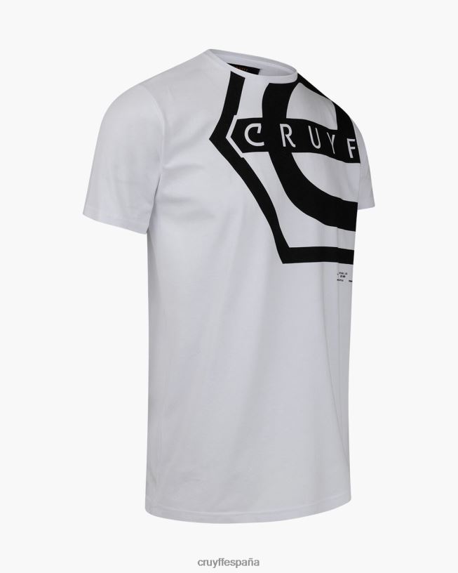 camiseta de saúl Cruyff hombres blanco negro D6DNB890 camiseta