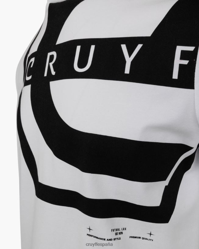 camiseta de saúl Cruyff hombres blanco negro D6DNB890 camiseta