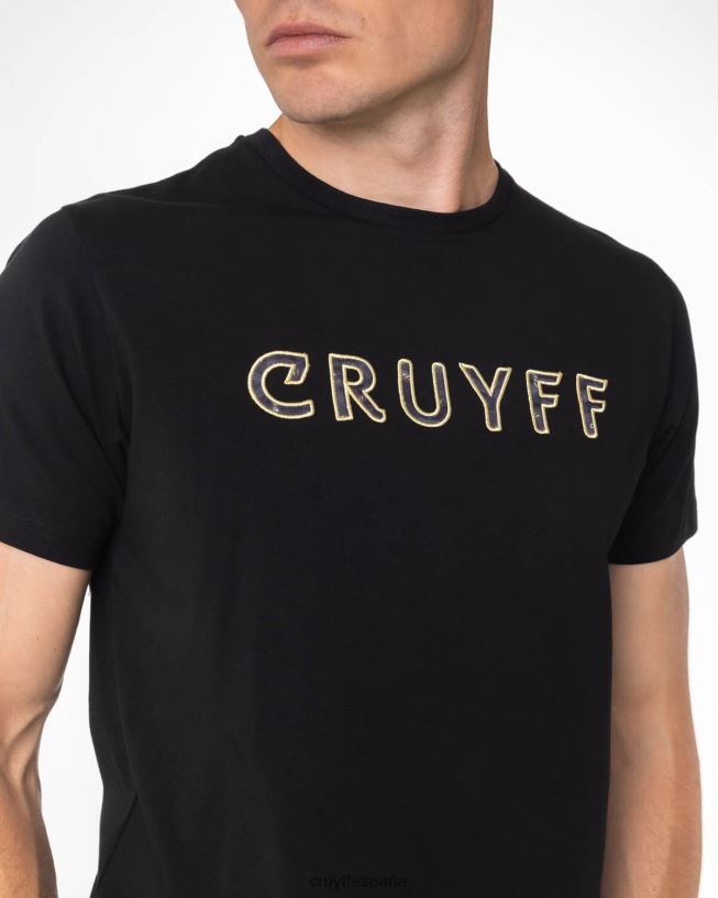 camiseta de sueros Cruyff hombres negro D6DNB608 camiseta