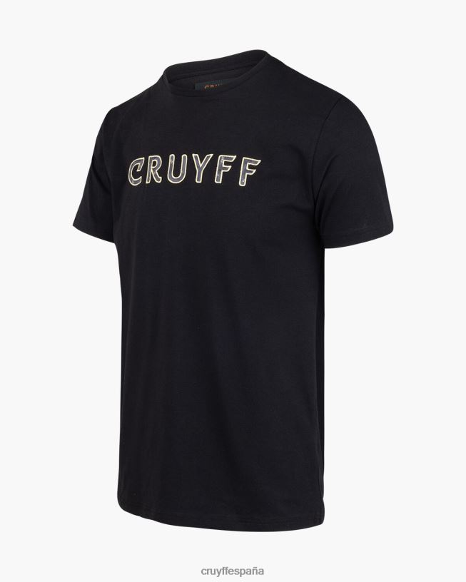 camiseta de sueros Cruyff hombres negro D6DNB608 camiseta