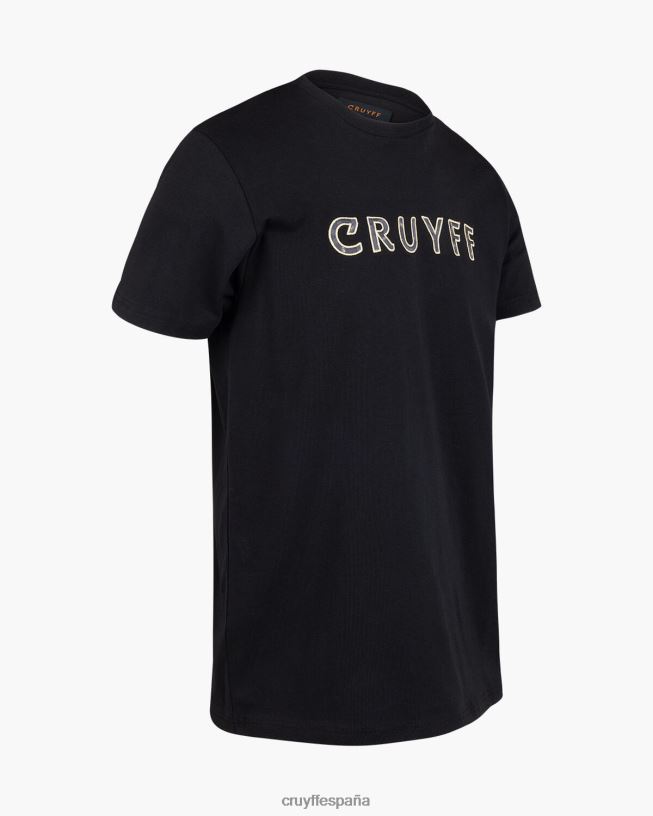 camiseta de sueros Cruyff hombres negro D6DNB608 camiseta