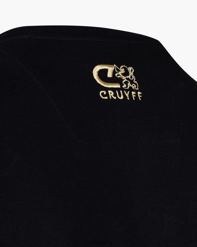 camiseta de sueros Cruyff hombres negro D6DNB608 camiseta