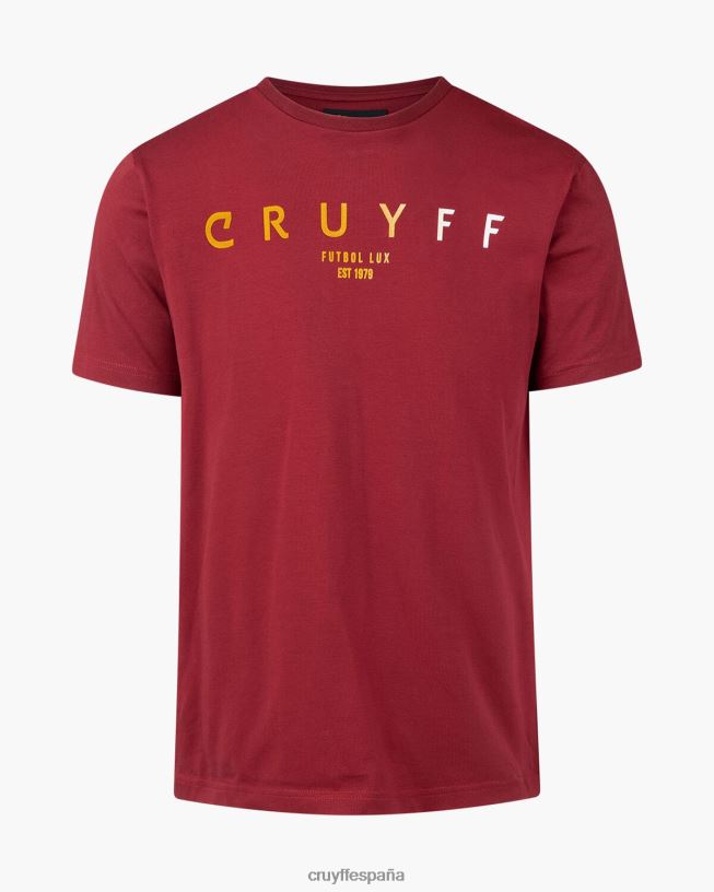 camiseta de éder Cruyff hombres Burdeos D6DNB361 camiseta