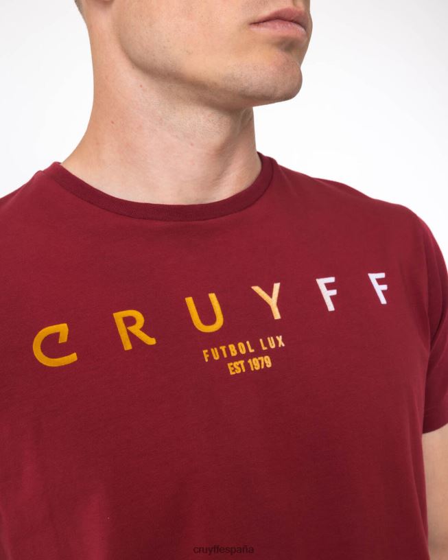 camiseta de éder Cruyff hombres Burdeos D6DNB361 camiseta