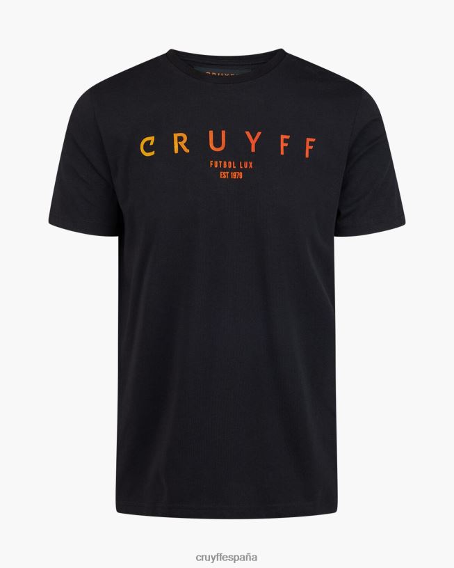 camiseta de éder Cruyff hombres negro D6DNB359 camiseta
