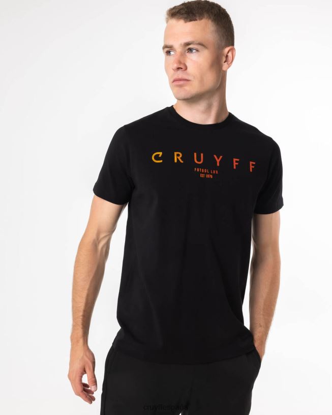 camiseta de éder Cruyff hombres negro D6DNB359 camiseta