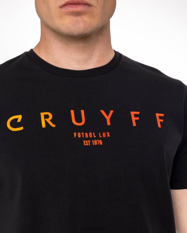 camiseta de éder Cruyff hombres negro D6DNB359 camiseta