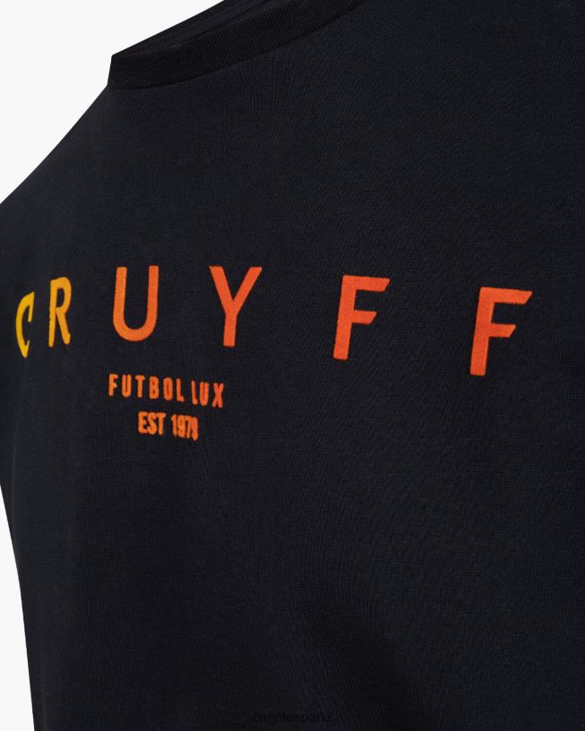 camiseta de éder Cruyff hombres negro D6DNB359 camiseta